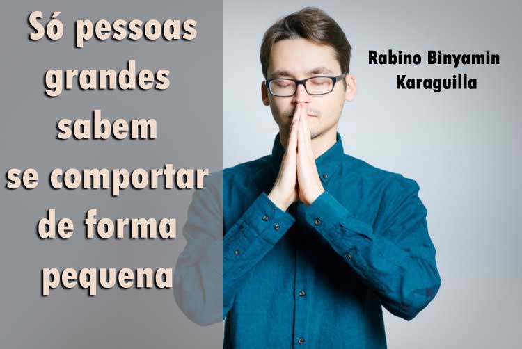 pessoas grandes e humildade